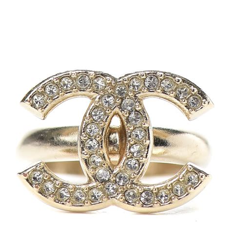 chanel cc logo rings|authentic chanel rings.